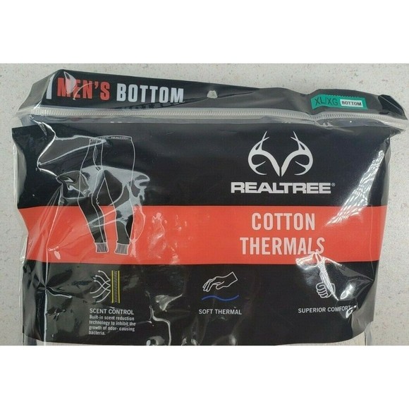 Realtree Men's Heavyweight Cotton Thermal bottom SIZE XL - Picture 2 of 10